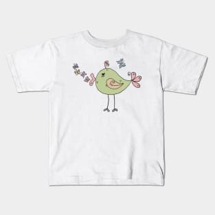 Vogelzwitschern Kids T-Shirt